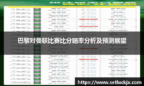 巴黎对曼联比赛比分赔率分析及预测展望